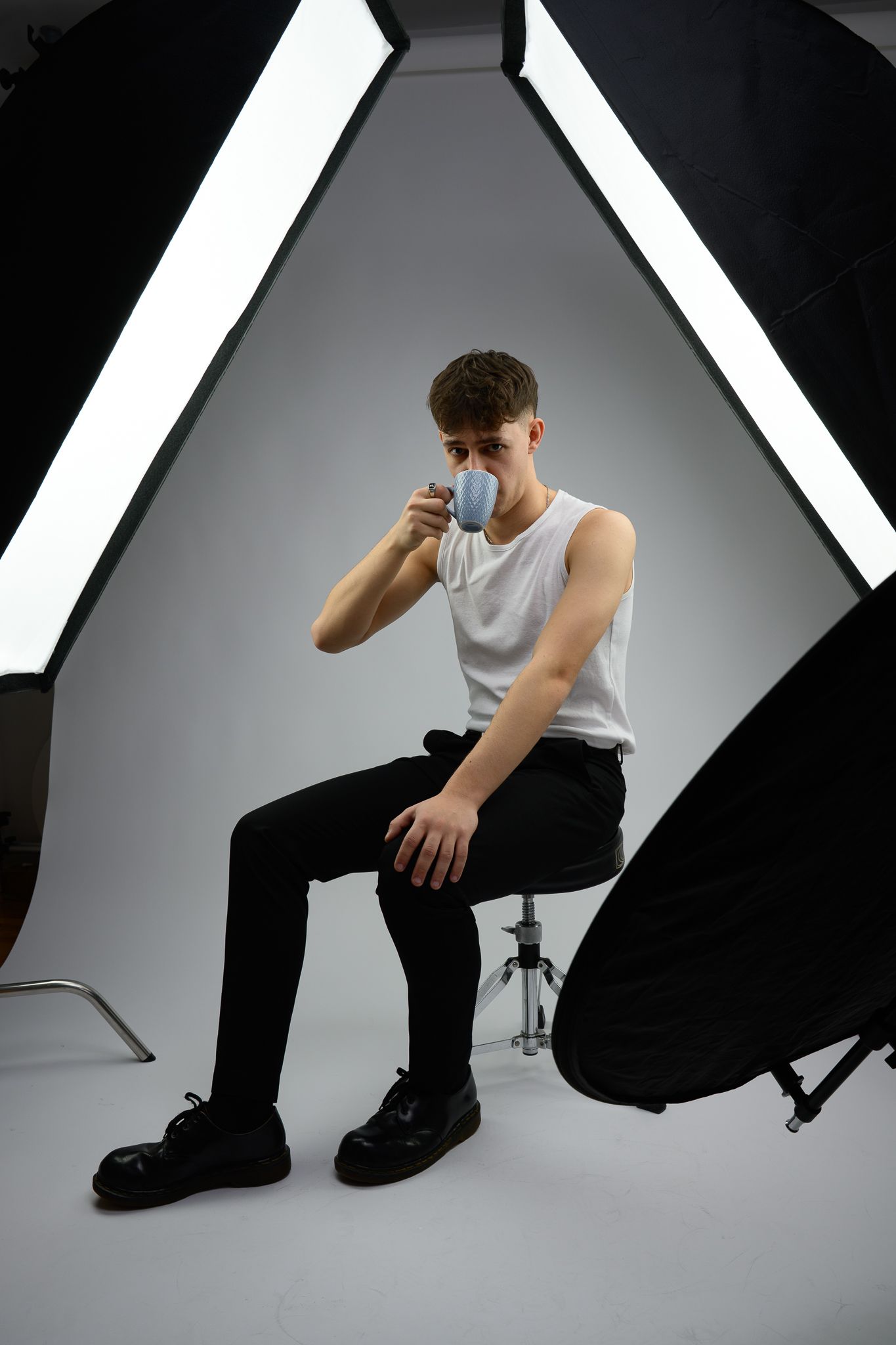 Zdjęcia portretowe z kawą