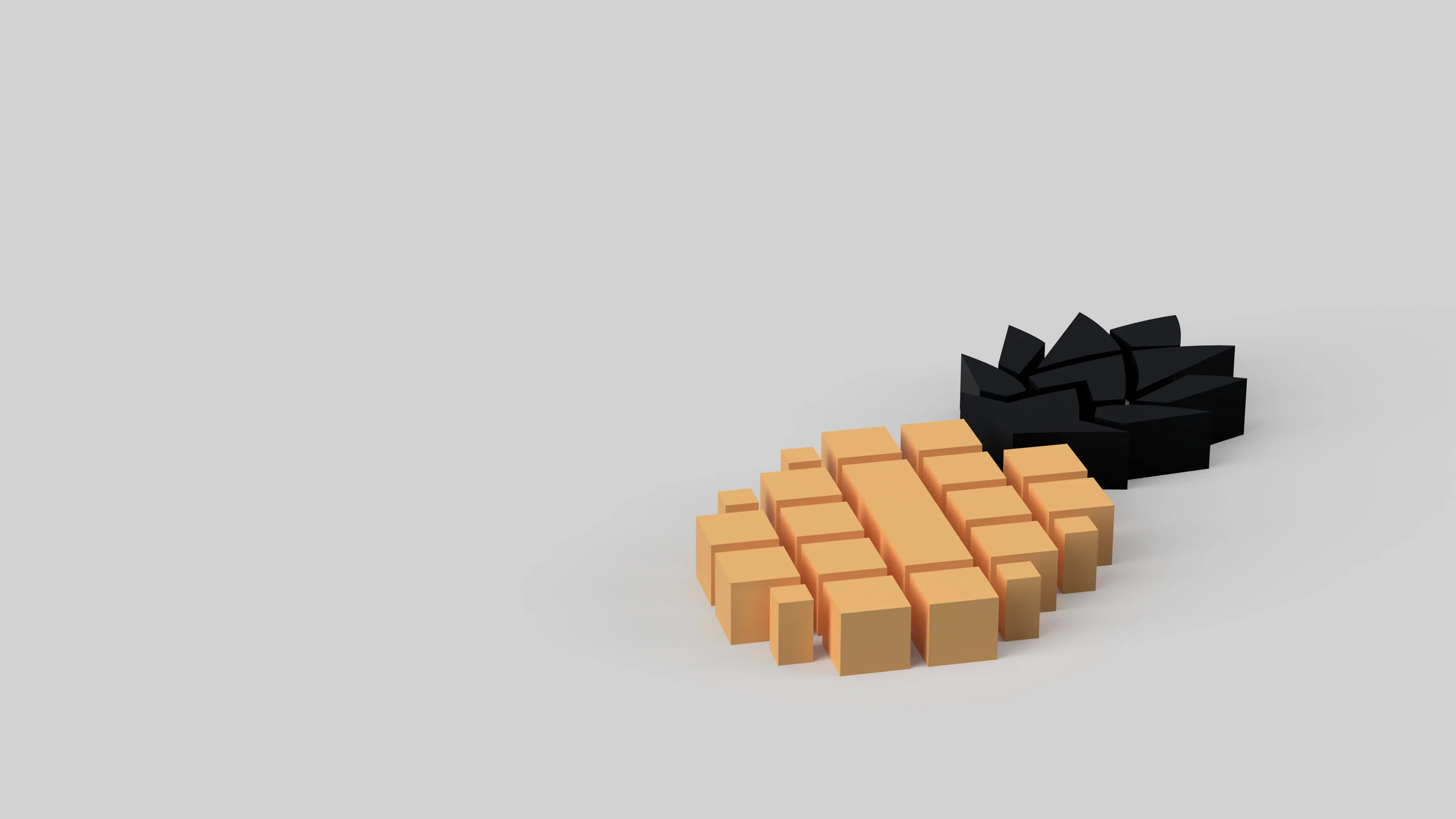 Smartfon wyświetlający ekran połączenia telefonicznego z czerwonym przyciskiem na dole i ikoną ananasa na górze.